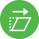 Free Shear Transform Change Icon