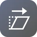 Free Shear Transform Change Icon