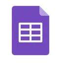 Free Sheet Data Spreadsheets Icon