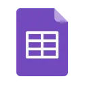 Free Sheet Data Spreadsheets Icon