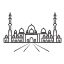 Free Mosque Sheikh Zayed Grand Muslim Icon