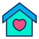 Free Home House Heart Icon