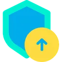Free Shield Upload Protection Icon