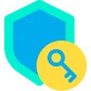 Free Shield Key Shield Protection Icon