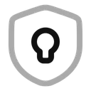 Free Shield Keyhole Icon
