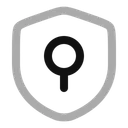 Free Shield Keyhole Minimalistic Icon