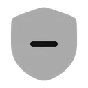 Free Shield Minus Icon