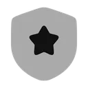 Free Shield Star Icon
