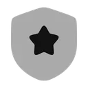 Free Shield Star Icon