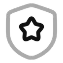Free Shield Star Icon