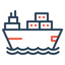 Free Ship Goods Vehicle Icon