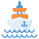 Free Ship Boat Shipping Icon