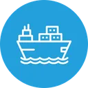 Free Ship Goods Vehicle Icon