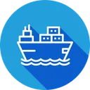 Free Ship Goods Vehicle Icon