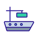 Free Delivery Loading Container Icon