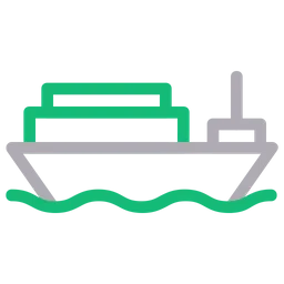 Free Shipping Boat  Icon