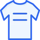 Free Shirt Blue Lineal Miscellaneous Life Style Icon