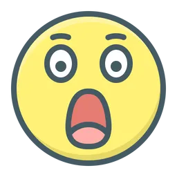 Free Shock Emoji Icon