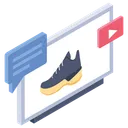 Free Shoe Advertisement Shoe Announcement Shoe Offer Icon