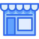 Free Shop Blau Farbe Umriss Verschiedenes Lebensstil Icon