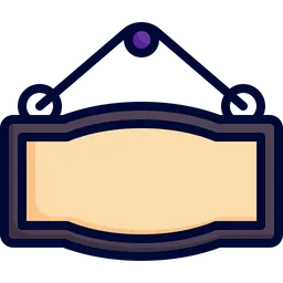 Free Shop Board  Icon