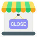Free Shop Close Close Signaling Icon