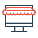 Free Shop Store Monitor Icon