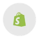 Free Shopify Logotipo On Line Ícone