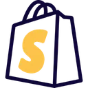 Free Shopify Technology Logo Social Media Logo Icon