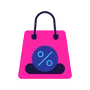 Free Shopping Bag Ecommerce Icon