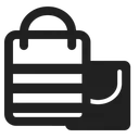 Free Bags High Contrast Icon