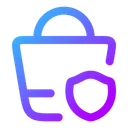 Free Shopping-basket-secure-  Icon