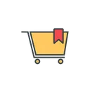 Free Shopping Bookmark  Icon