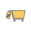 Free Shopping Chart Trolley Icon