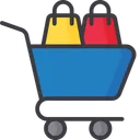 Free Shopping Shopping Cart Shopping Bag Icon