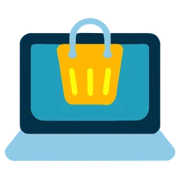 Free Shopping On Laptop  Icon