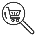 Free Shopping Search  Icon