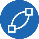 Free Show Path Outline Icon