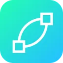 Free Show Path Outline Icon