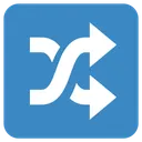 Free Shuffle Tracks Button Icon