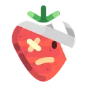 Free Sick Strawberry  Icon