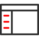 Free Sidebar Layout  Icon