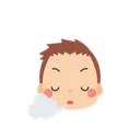 Free Boy Emoji Sigh Icon