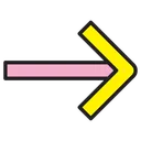 Free Arrow Pointer Direction Icon