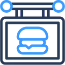 Free 간판 음식 레스토랑 정크푸드 아이콘