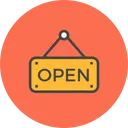 Free Sign Open Icon