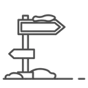 Free Winter Street Sign Icon