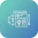 Free Signing Contract Business Icon