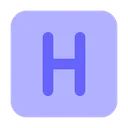 Free Signo De Hospital Signo Medico Signo H Icono