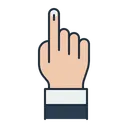 Free Votar Signo Dedo Icono